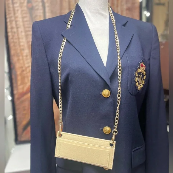 Bag insert with a gold chain - Picture 5 of 7